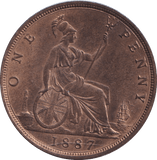 1887 PENNY ( BU ) - PENNY - Cambridgeshire Coins