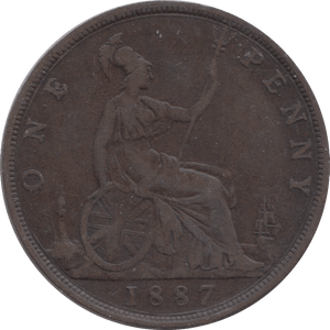 1887 PENNY ( GF ) - PENNY - Cambridgeshire Coins