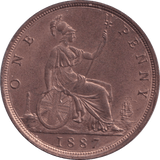 1887 PENNY ( UNC ) - PENNY - Cambridgeshire Coins