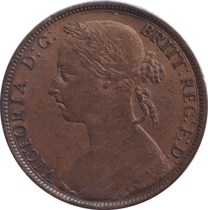 1887 PENNY ( VF ) - PENNY - Cambridgeshire Coins