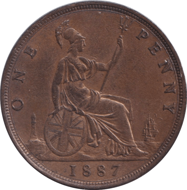 1887 PENNY ( VF ) - PENNY - Cambridgeshire Coins
