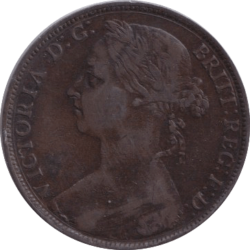1887 PENNY ( VF ) - PENNY - Cambridgeshire Coins