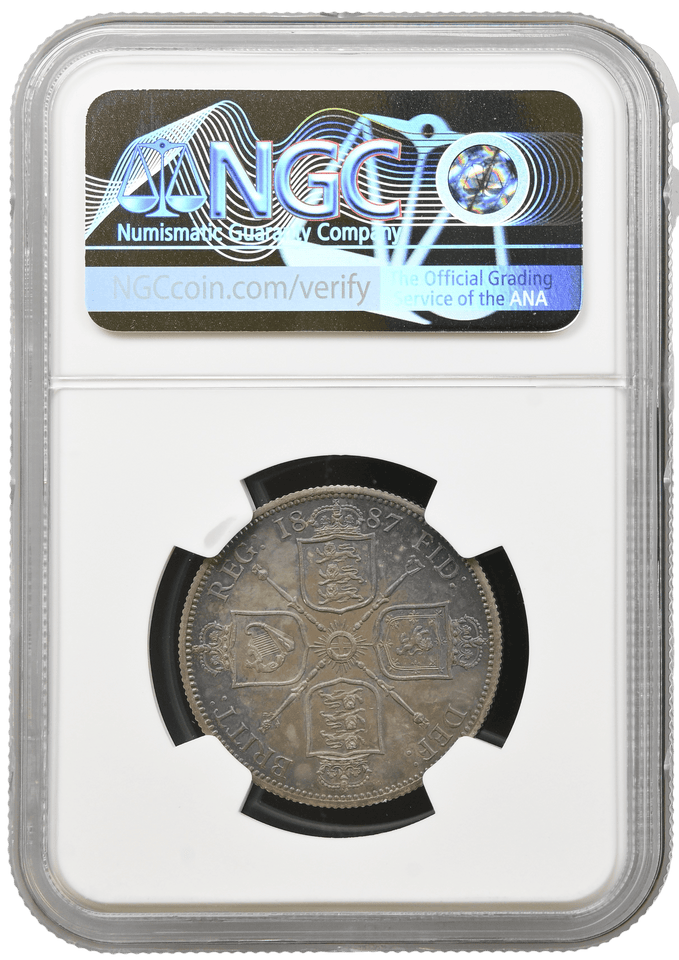1887 PROOF FLORIN NGC PF 62 - NGC SILVER COINS - Cambridgeshire Coins
