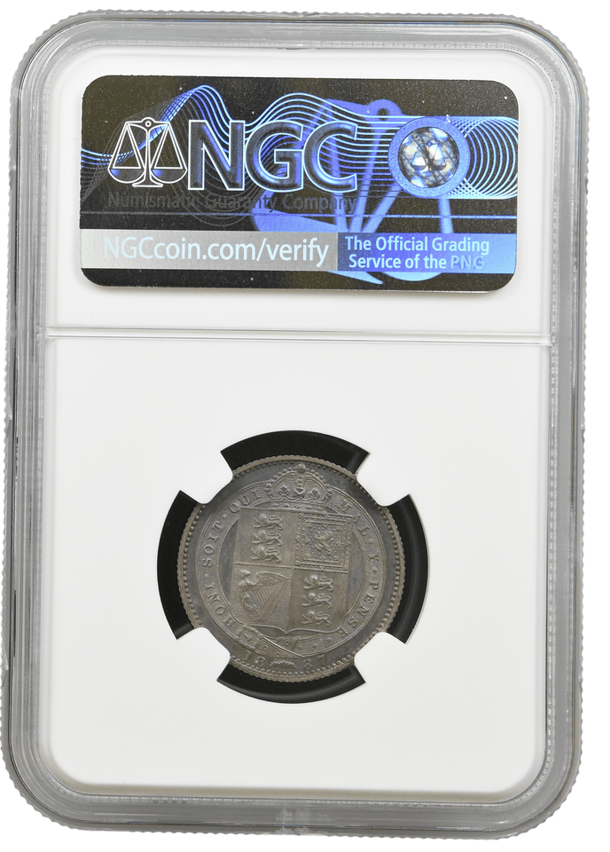 1887 PROOF SHILLING NGC PF 61 - NGC SILVER COINS - Cambridgeshire Coins