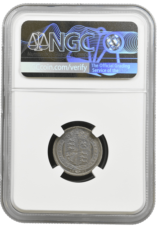 1887 PROOF SIXPENCE NGC PF 62 - NGC SILVER COINS - Cambridgeshire Coins