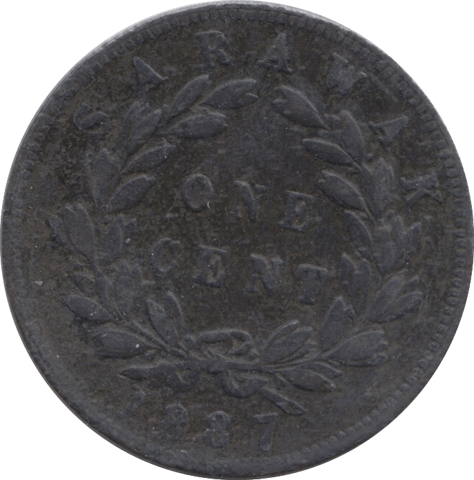 1887 SARAWAK ONE CENT - WORLD COINS - Cambridgeshire Coins