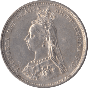 1887 SHILLING ( AUNC ) 1 - SHILLING - Cambridgeshire Coins