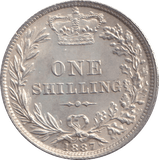 1887 SHILLING ( AUNC ) - SHILLING - Cambridgeshire Coins