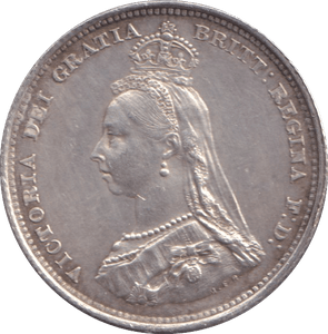 1887 SHILLING ( AUNC ) - Shilling - Cambridgeshire Coins