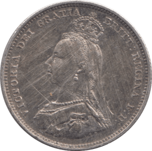 1887 SHILLING ( EF ) 1 - Shilling - Cambridgeshire Coins