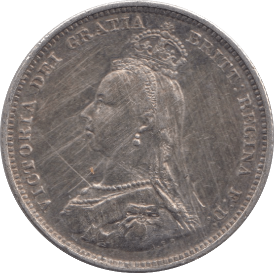 1887 SHILLING ( EF ) 1 - Shilling - Cambridgeshire Coins