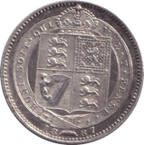 1887 SHILLING ( EF ) - Shilling - Cambridgeshire Coins