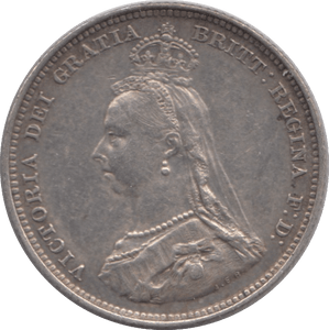 1887 SHILLING ( EF ) - Shilling - Cambridgeshire Coins
