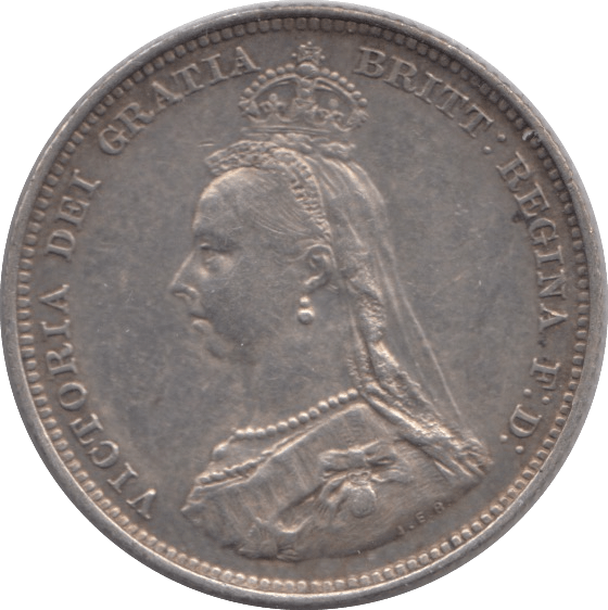 1887 SHILLING ( EF ) - Shilling - Cambridgeshire Coins