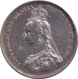 1887 SHILLING ( EF ) - Shilling - Cambridgeshire Coins
