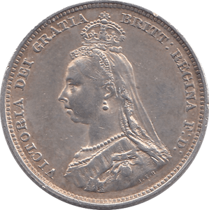 1887 SHILLING ( EF ) - Shilling - Cambridgeshire Coins