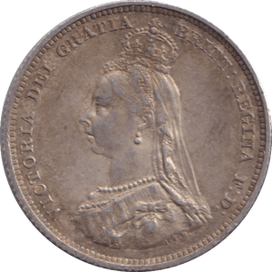 1887 SHILLING ( EF ) - Shilling - Cambridgeshire Coins