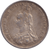 1887 SHILLING ( EF ) - Shilling - Cambridgeshire Coins