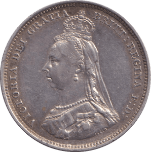 1887 SHILLING ( EF ) - SHILLING - Cambridgeshire Coins