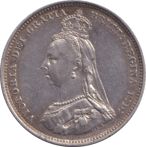 1887 SHILLING ( EF ) - SHILLING - Cambridgeshire Coins