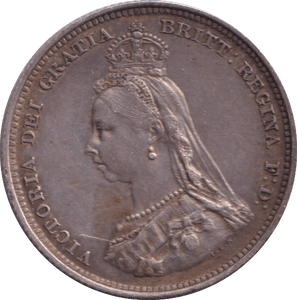 1887 SHILLING ( EF ) - SHILLING - Cambridgeshire Coins