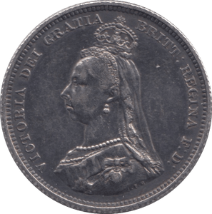 1887 SHILLING ( EF ) - Shilling - Cambridgeshire Coins