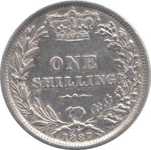 1887 SHILLING ( EF ) - Shilling - Cambridgeshire Coins