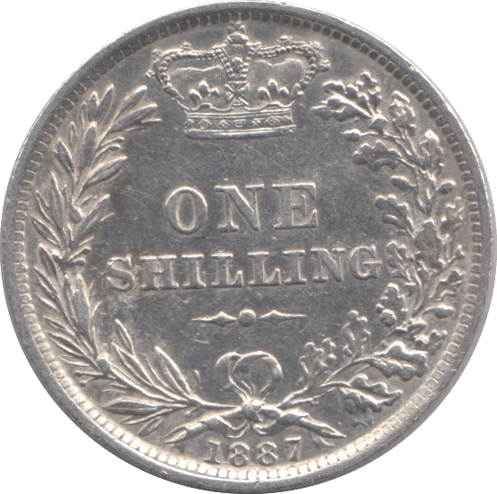 1887 SHILLING ( EF ) - Shilling - Cambridgeshire Coins