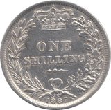 1887 SHILLING ( EF ) - Shilling - Cambridgeshire Coins