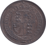 1887 SHILLING ( EF ) - SHILLING - Cambridgeshire Coins