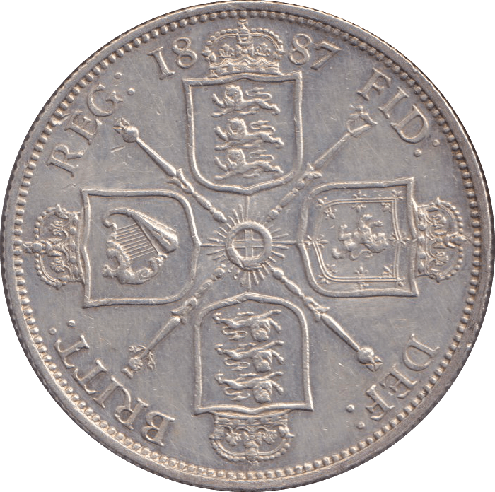 1887 SHILLING ( EF ) - SHILLING - Cambridgeshire Coins