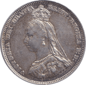 1887 SHILLING ( EF ) - SHILLING - Cambridgeshire Coins