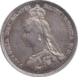 1887 SHILLING ( EF ) - SHILLING - Cambridgeshire Coins