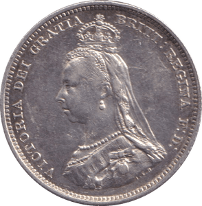 1887 SHILLING ( EF ) - Shilling - Cambridgeshire Coins