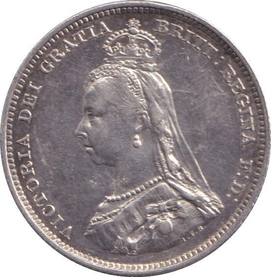 1887 SHILLING ( EF ) - Shilling - Cambridgeshire Coins