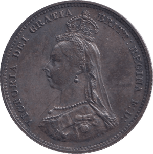 1887 SHILLING ( EF ) - SHILLING - Cambridgeshire Coins