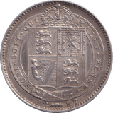 1887 SHILLING ( EF ) - SHILLING - Cambridgeshire Coins