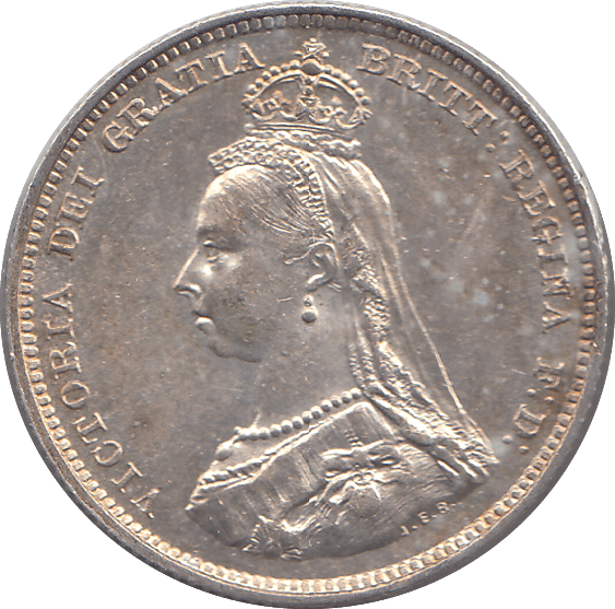 1887 SHILLING (EF) - SHILLING - Cambridgeshire Coins