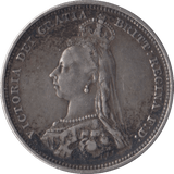 1887 SHILLING ( FAIR ) - Shilling - Cambridgeshire Coins