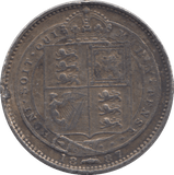 1887 SHILLING ( FINE ) - SHILLING - Cambridgeshire Coins