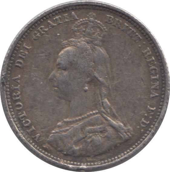 1887 SHILLING ( FINE ) - SHILLING - Cambridgeshire Coins