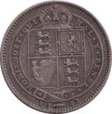1887 SHILLING ( FINE ) - SHILLING - Cambridgeshire Coins