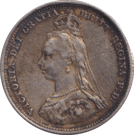 1887 SHILLING ( FINE ) - SHILLING - Cambridgeshire Coins