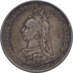 1887 SHILLING ( GF ) - Shilling - Cambridgeshire Coins