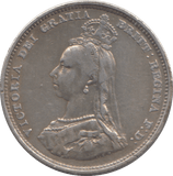1887 SHILLING ( GF ) - SHILLING - Cambridgeshire Coins