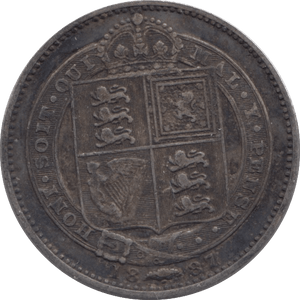 1887 SHILLING ( GF ) - Shilling - Cambridgeshire Coins