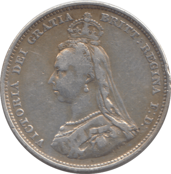 1887 SHILLING ( GF ) - SHILLING - Cambridgeshire Coins