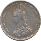 1887 SHILLING ( GF ) - SHILLING - Cambridgeshire Coins