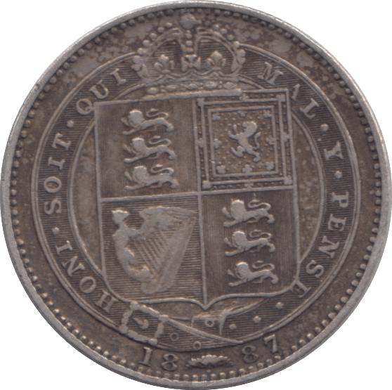 1887 SHILLING ( GF ) - Shilling - Cambridgeshire Coins