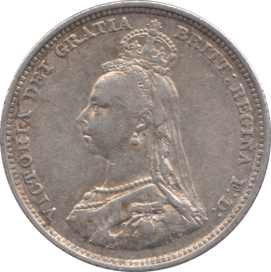 1887 SHILLING ( GF ) - SHILLING - Cambridgeshire Coins